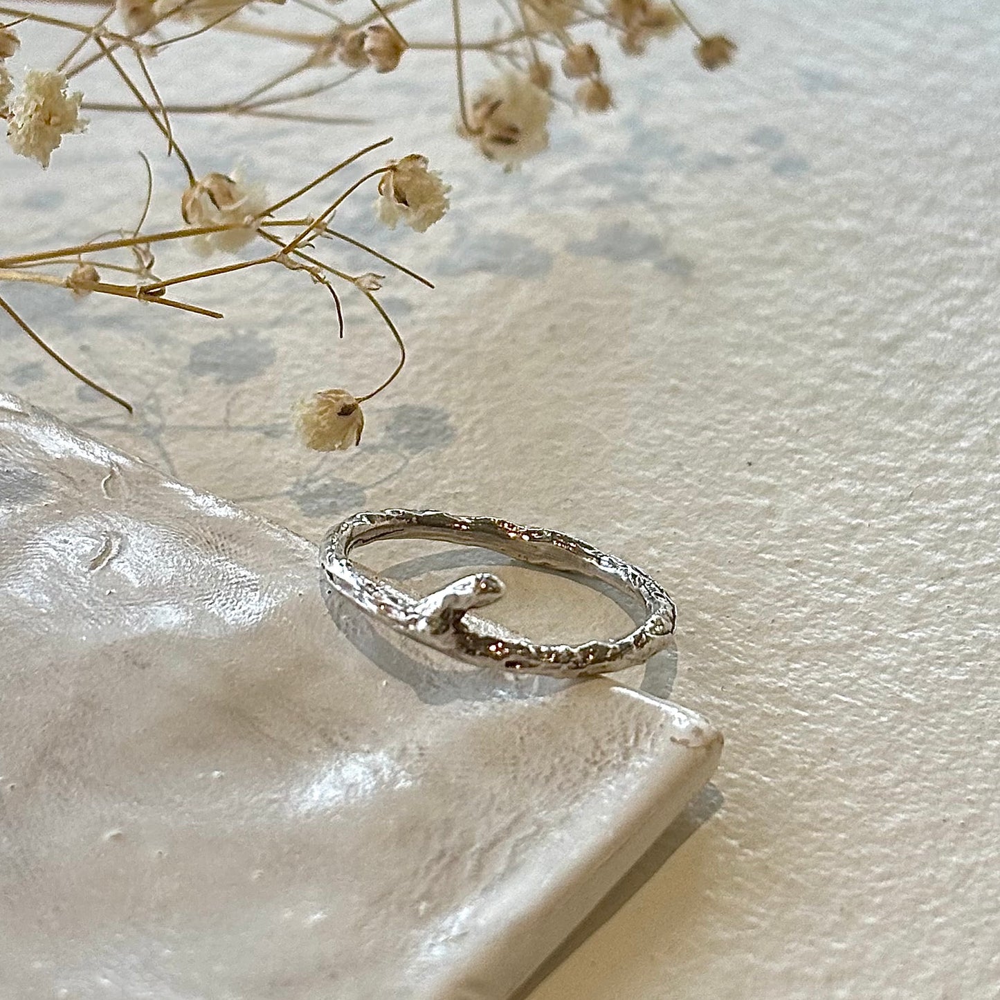 Kathryn Rebecca, Stacking Branch Rings Sterling Silver