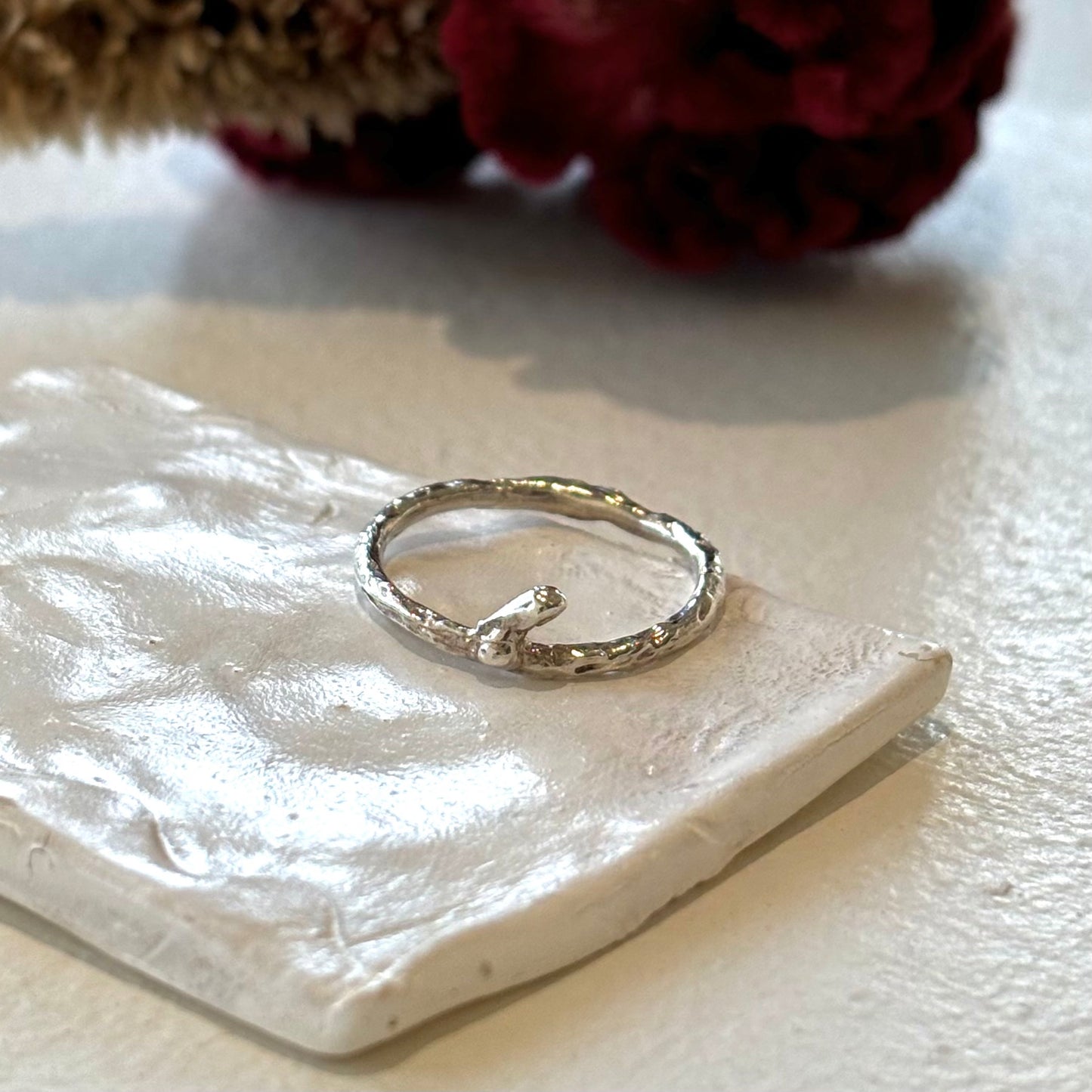 Kathryn Rebecca, Stacking Branch Rings Sterling Silver