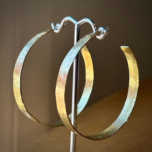Galili Ellis, Large Thin Brass Hoops
