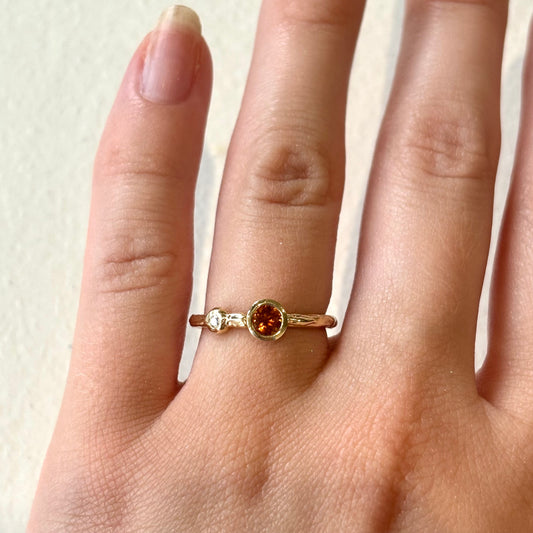 Kathryn Rebecca, Citrine Stacking Ring