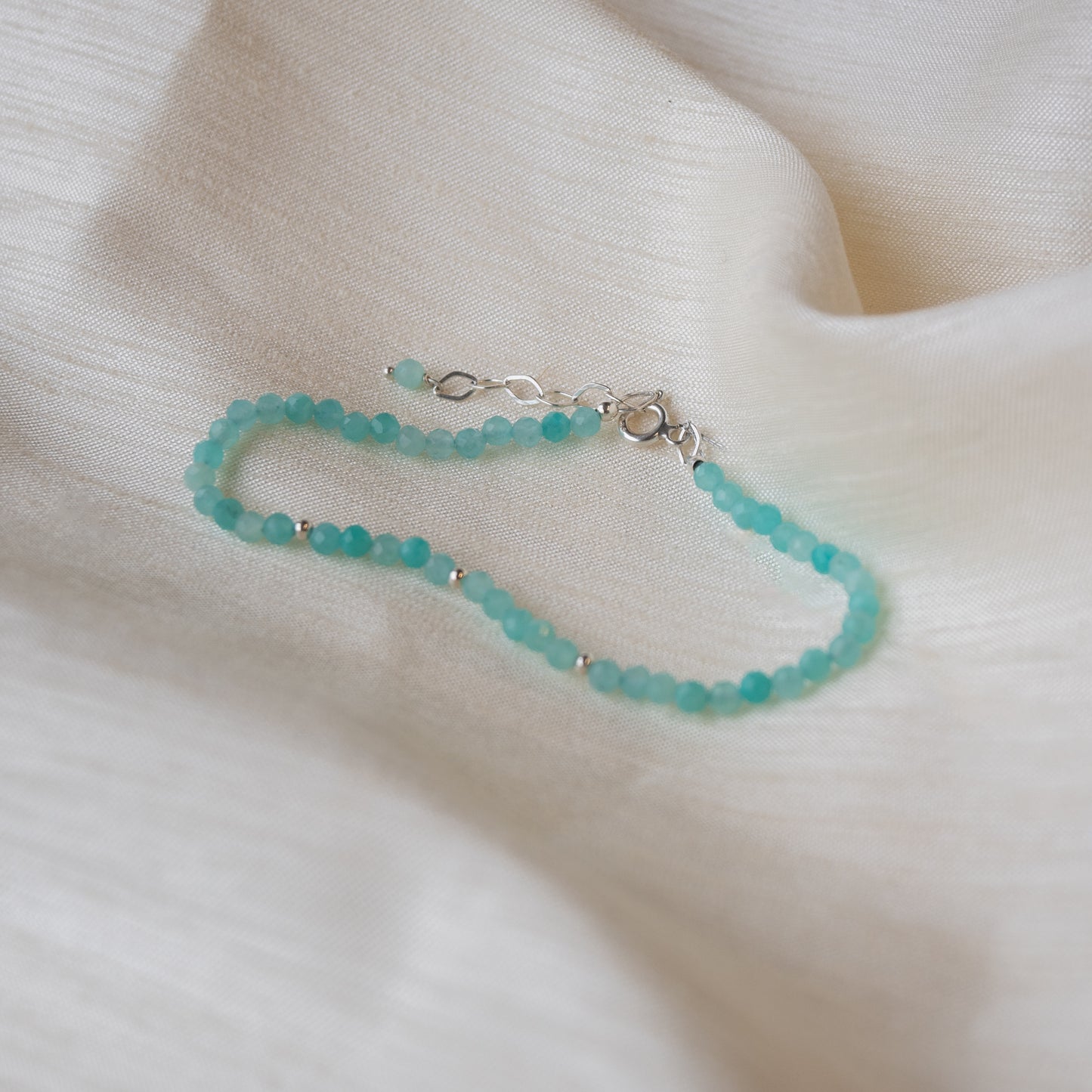 Alexandra Temple, Amazonite Silver Bracelet