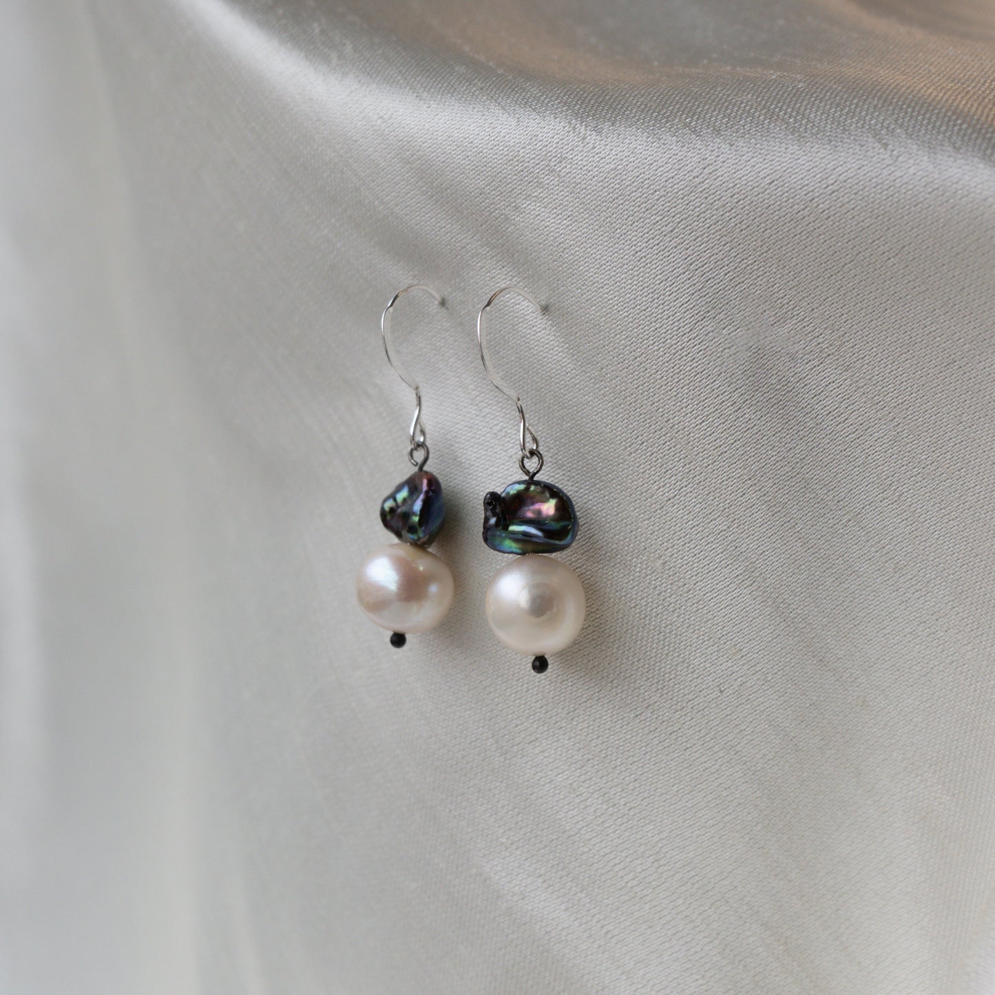 Brenda Wong, Pearl Cap Earrings