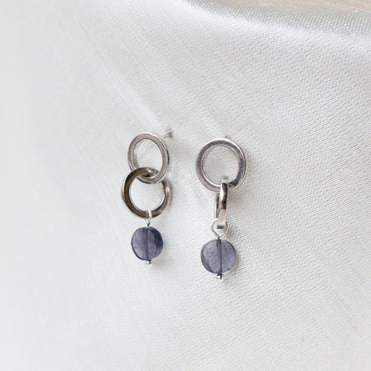 Brenda Wong, Double Circle Stud Earrings