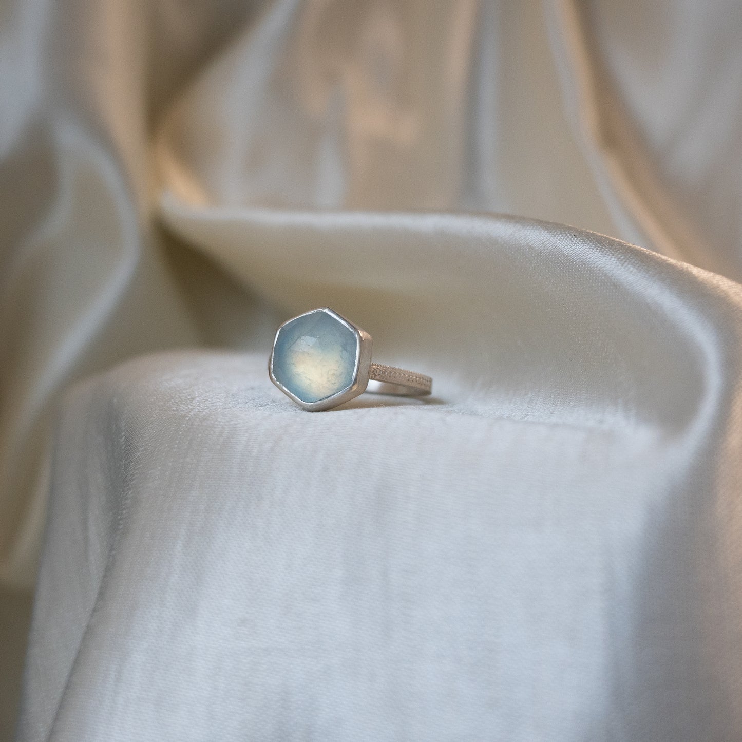 Andrea Mueller, Santa Maria Aquamarine Hexagon Ring