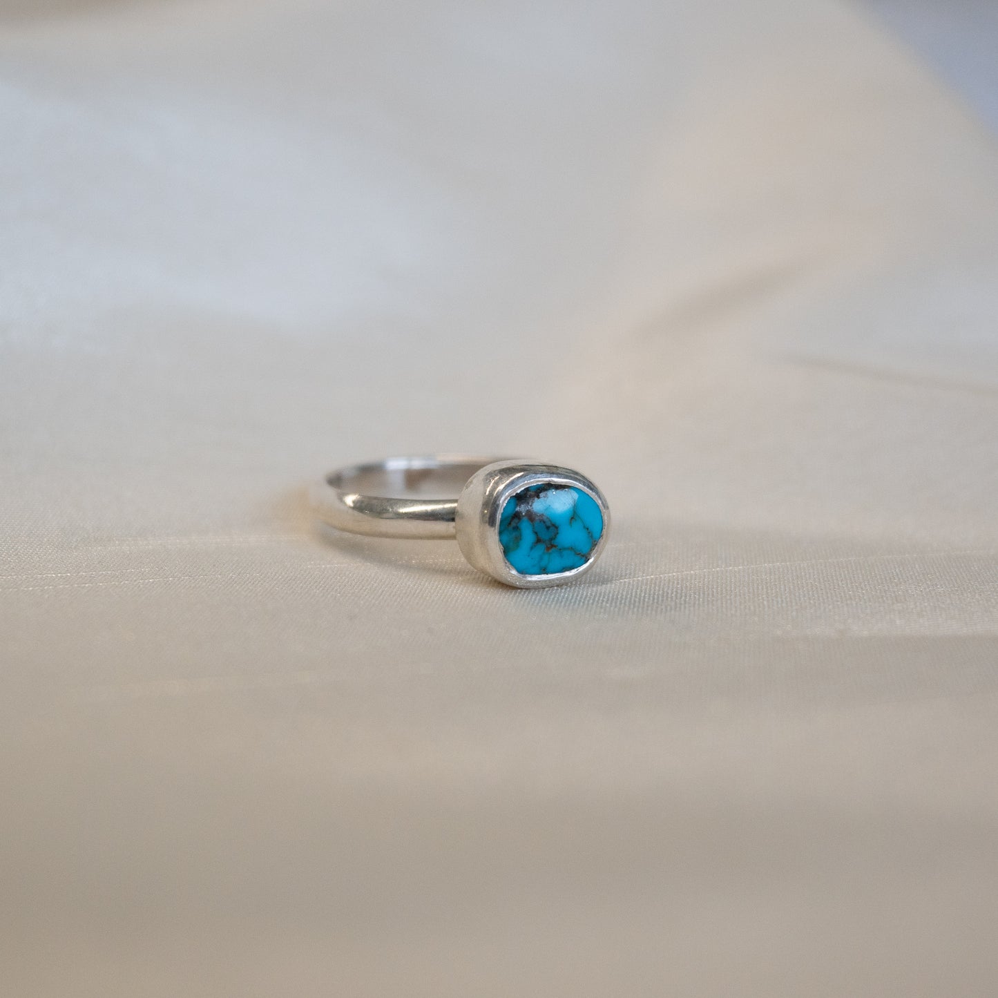Galili Ellis, Turquoise and Silver Ring