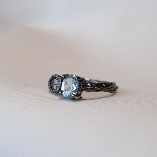 Out Designs, Amethyst and Topaz Ring