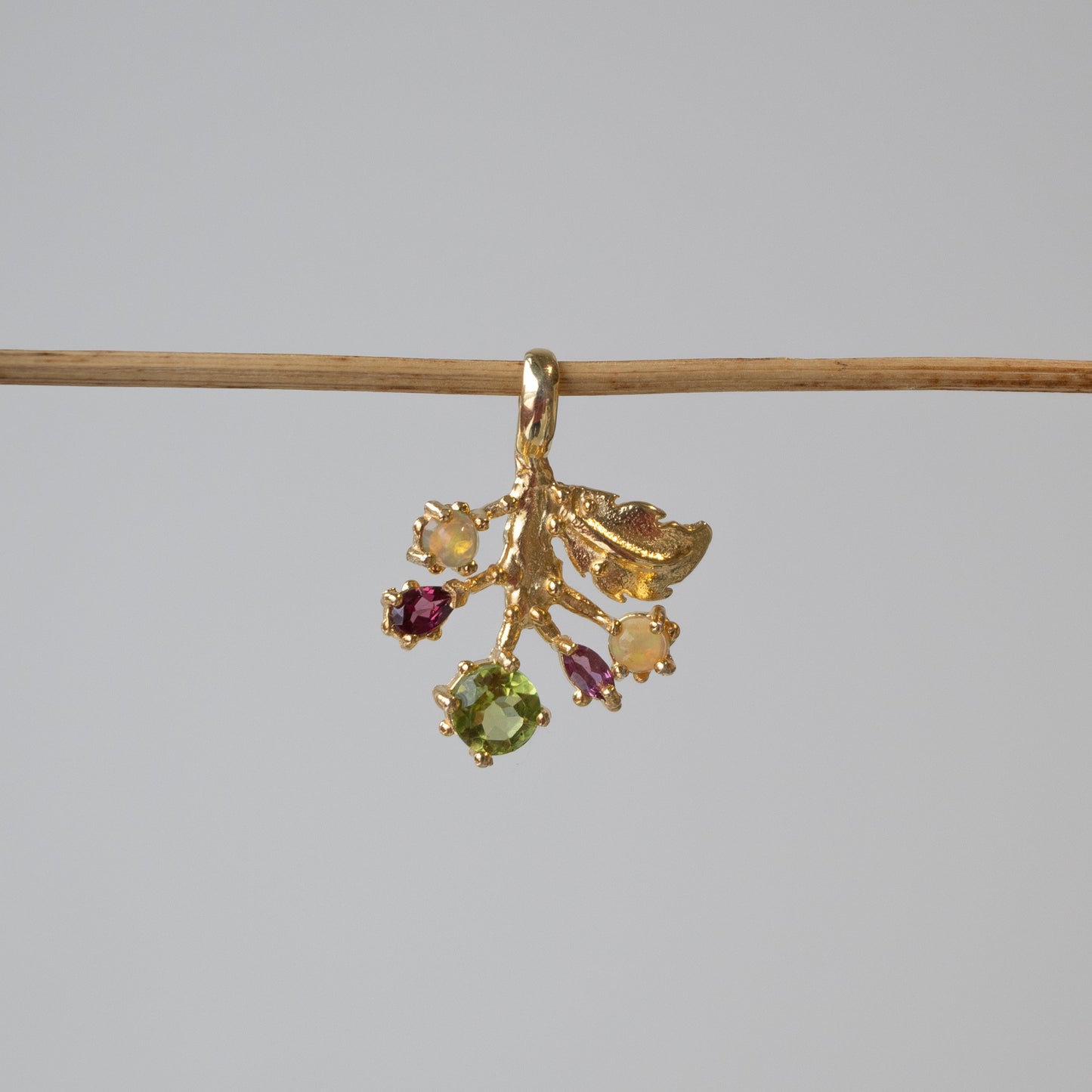 Out Designs, Sprouting Peridot Pendant