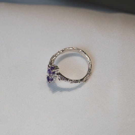 Out Designs, Stacked Amethyst Ring