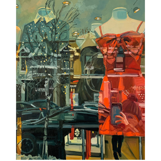 Iryna Merkulova, Fitting into a Red Dress