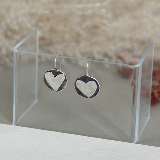 Galili Ellis, Heart Silver Ear Hooks
