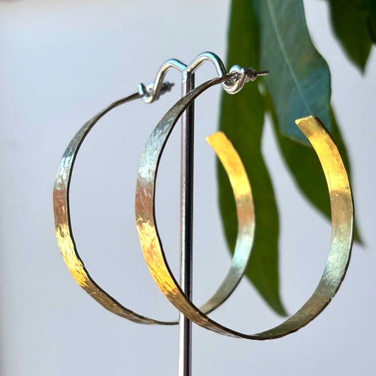 Galili Ellis, Large Thin Brass Hoops