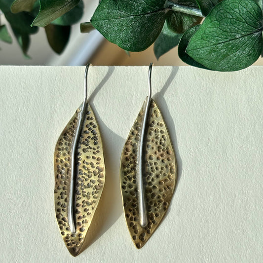 Galili Ellis, Brass Sage Earrings
