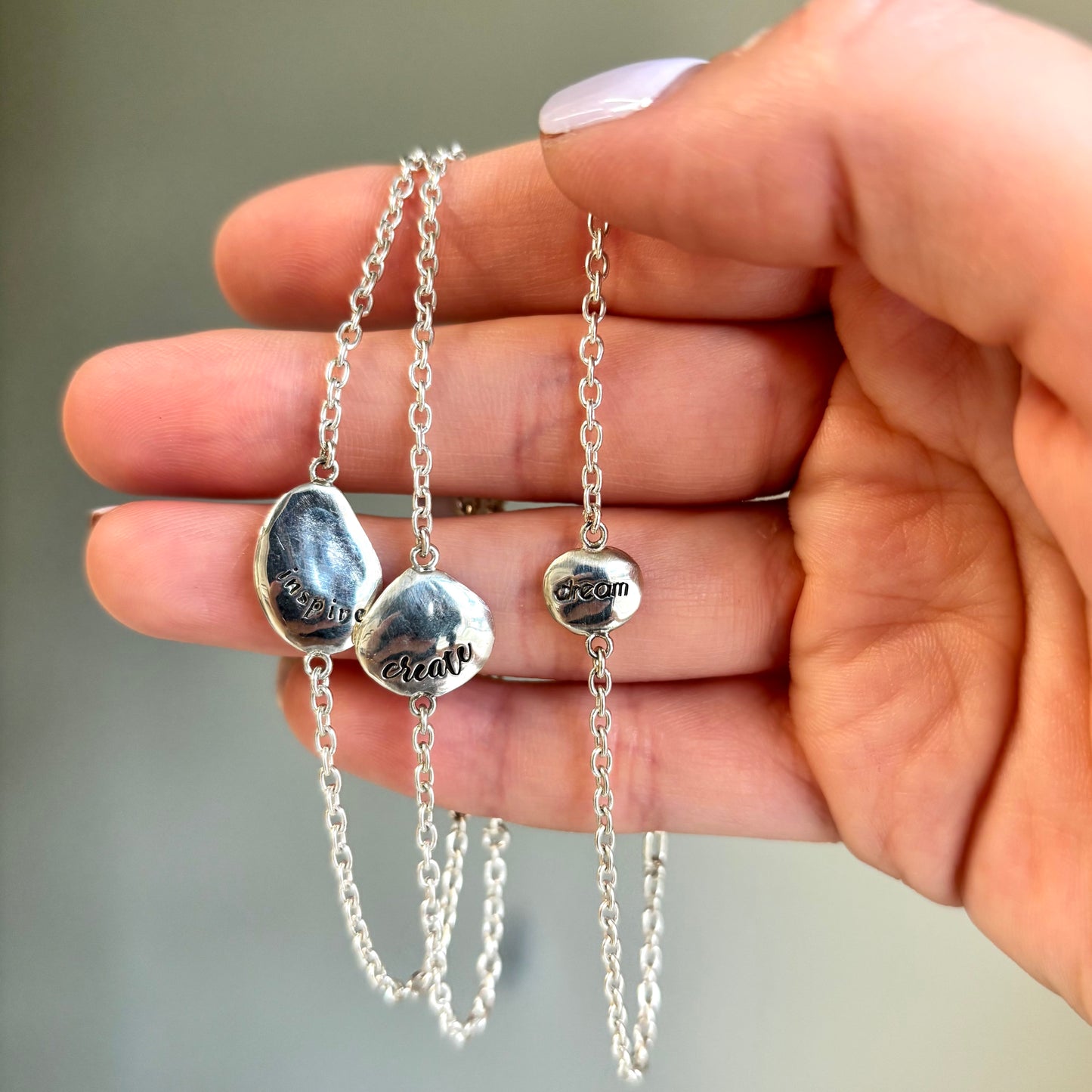 Kathryn Rebecca, Large Skipping Stone Bracelet