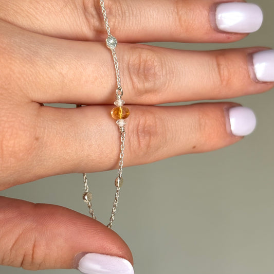 Kathryn Rebecca, Citrine Gemstone Bracelet