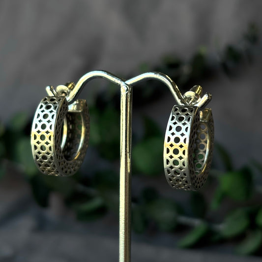 Spoke, Meander Earrings