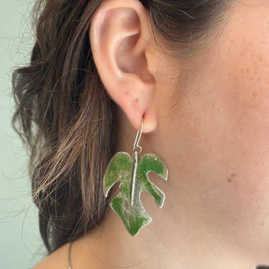 Galili Ellis, Large Monstera Earrings