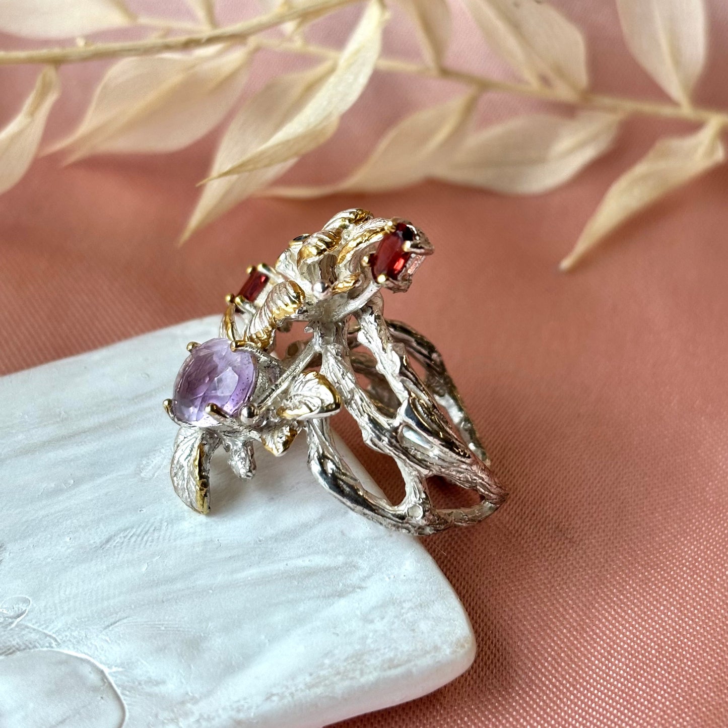 Out Designs, Floral Cluster Ring