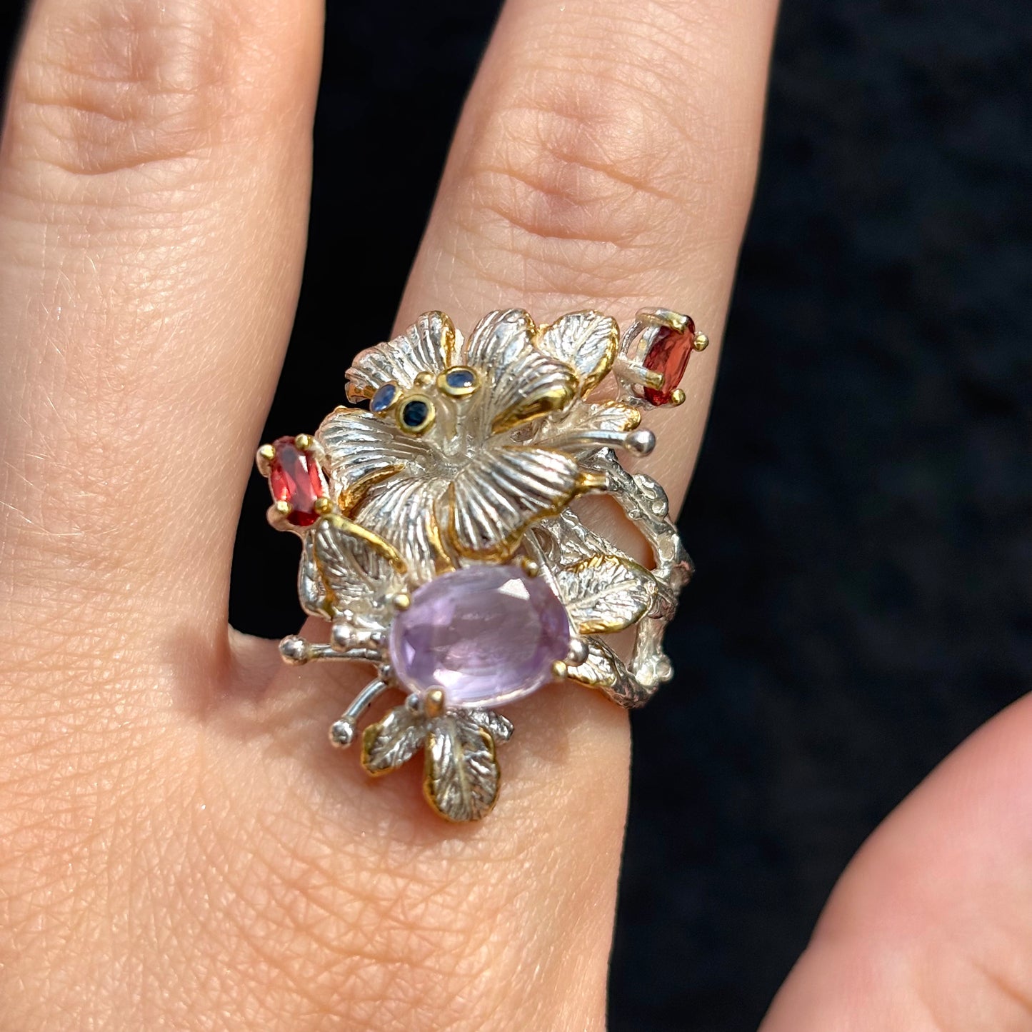 Out Designs, Floral Cluster Ring