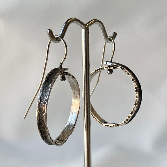 Galili Ellis, Small Silver Circle Dangles