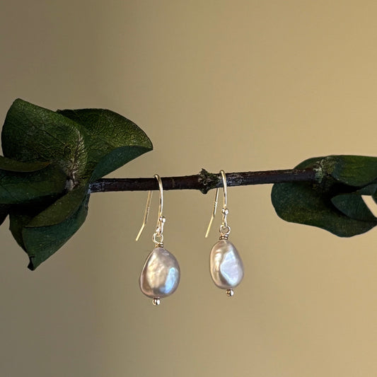 Kathryn Rebecca, Pearl Drop Earrings