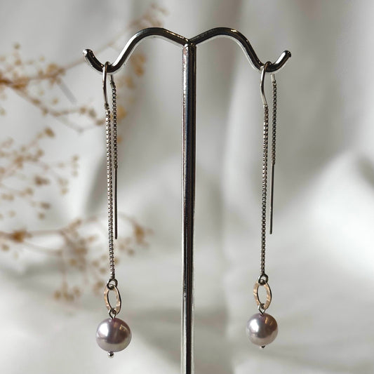 Brenda Wong, Ear Chains with Pearls