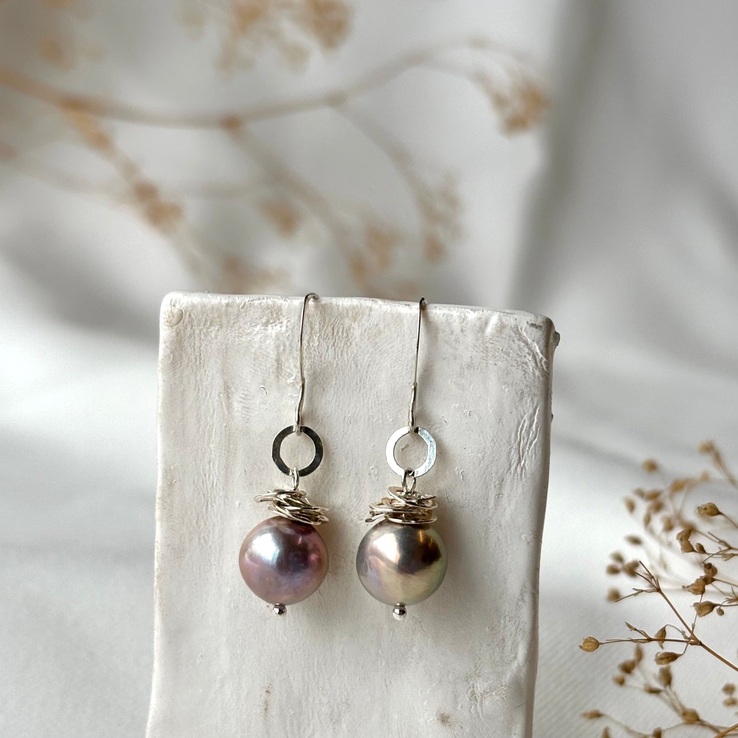 Brenda Wong, Stacked Rings with Pearls