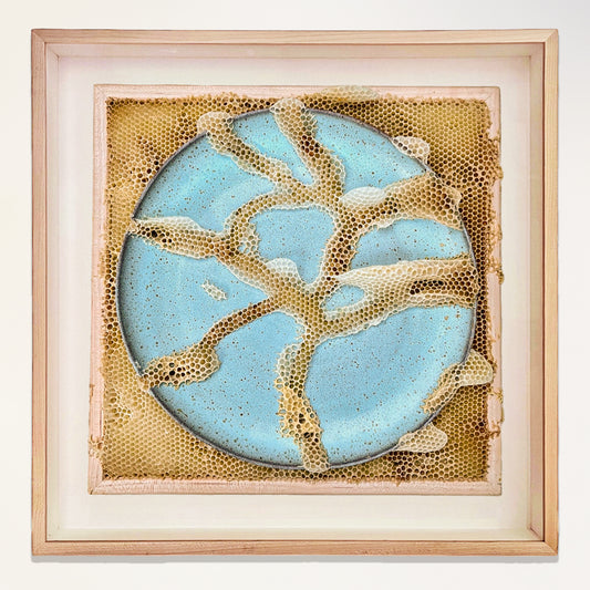 Ava Roth, Kintsugi, Blue Platter