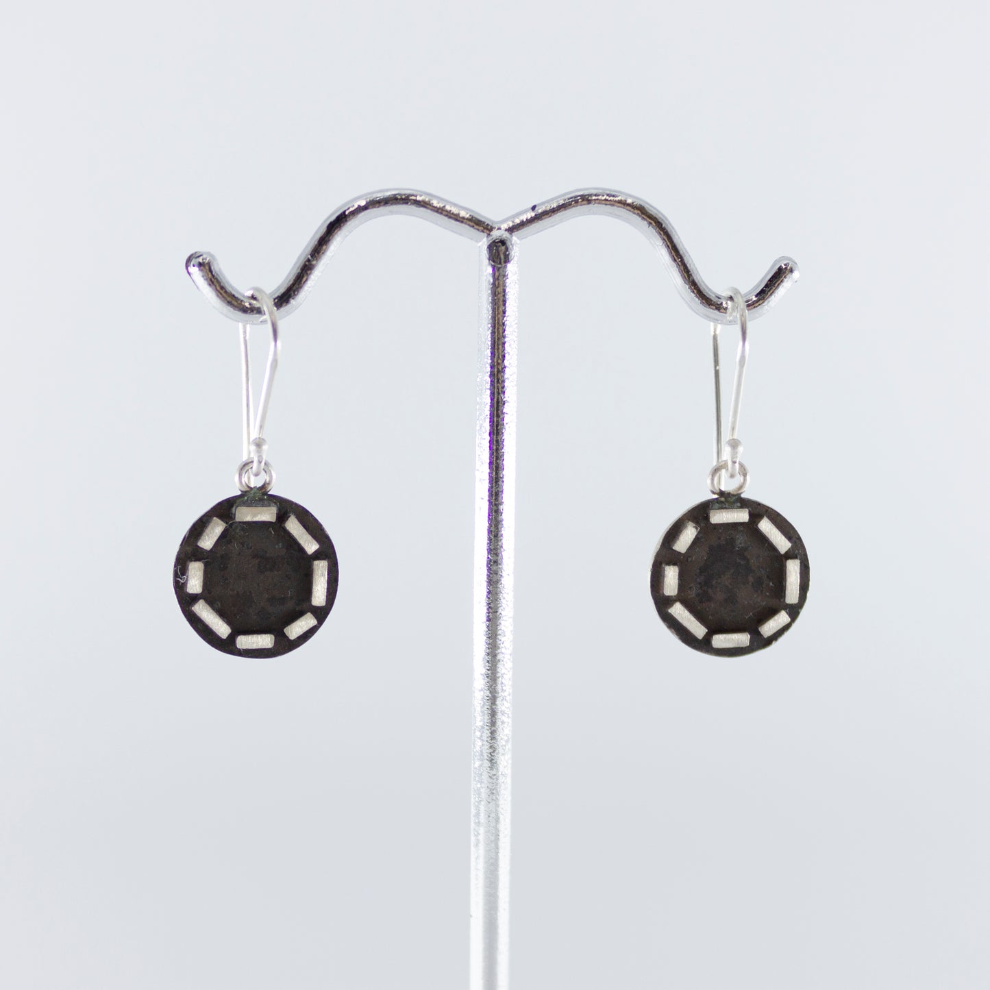 Andrea Mueller, Disc Stitch Drop Earrings