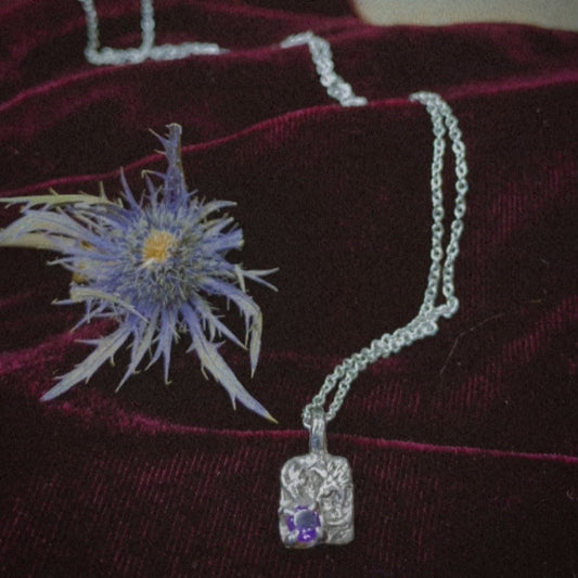 RYHN, Amethyst Thistle Necklace