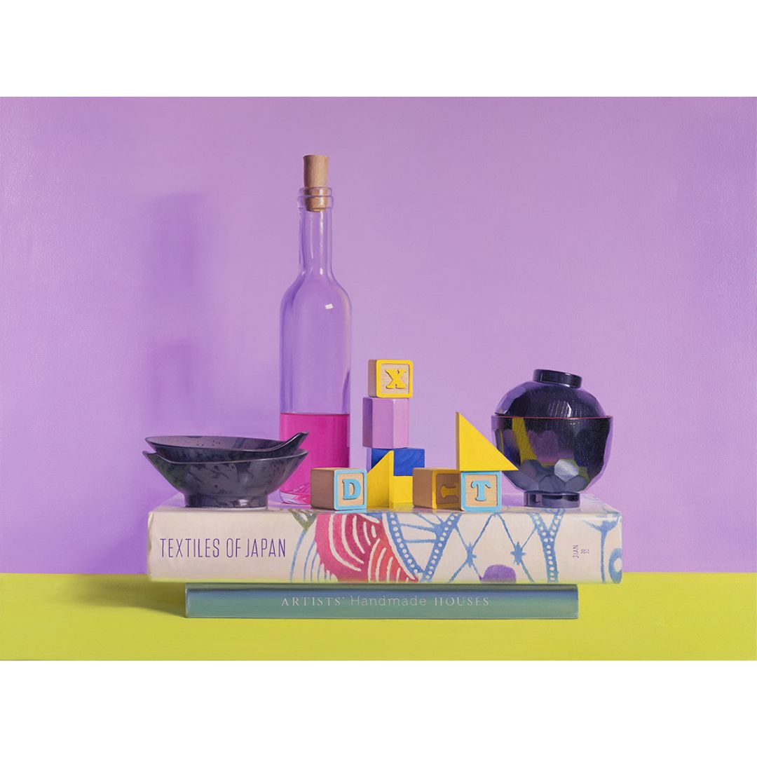 Jian Zhang, Still Life in Light Purple