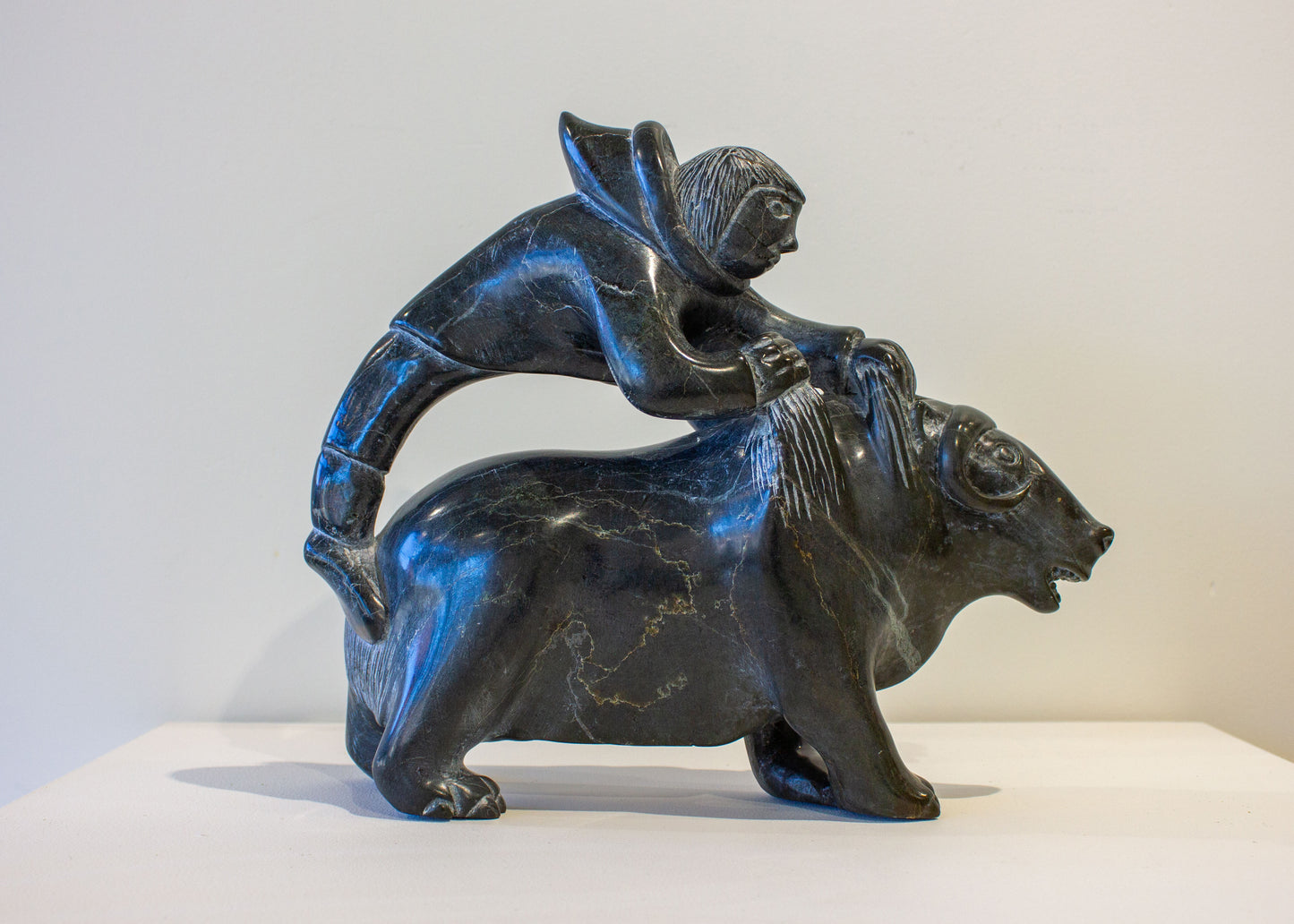 Lucassie Echalook, Man Riding Musk Ox