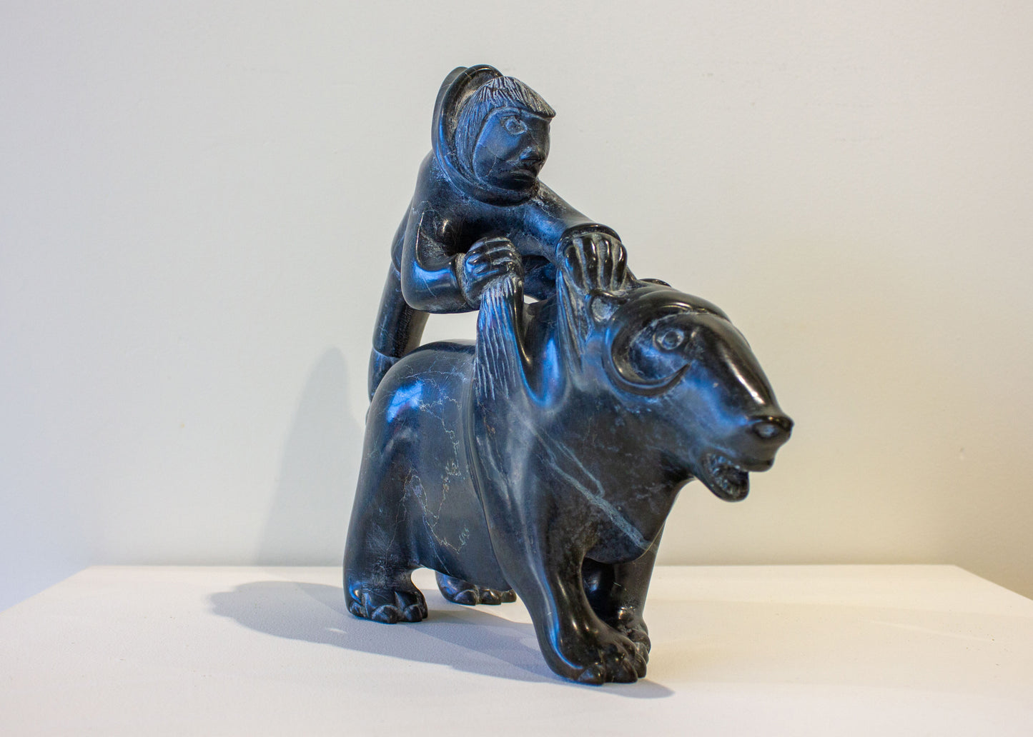 Lucassie Echalook, Man Riding Musk Ox