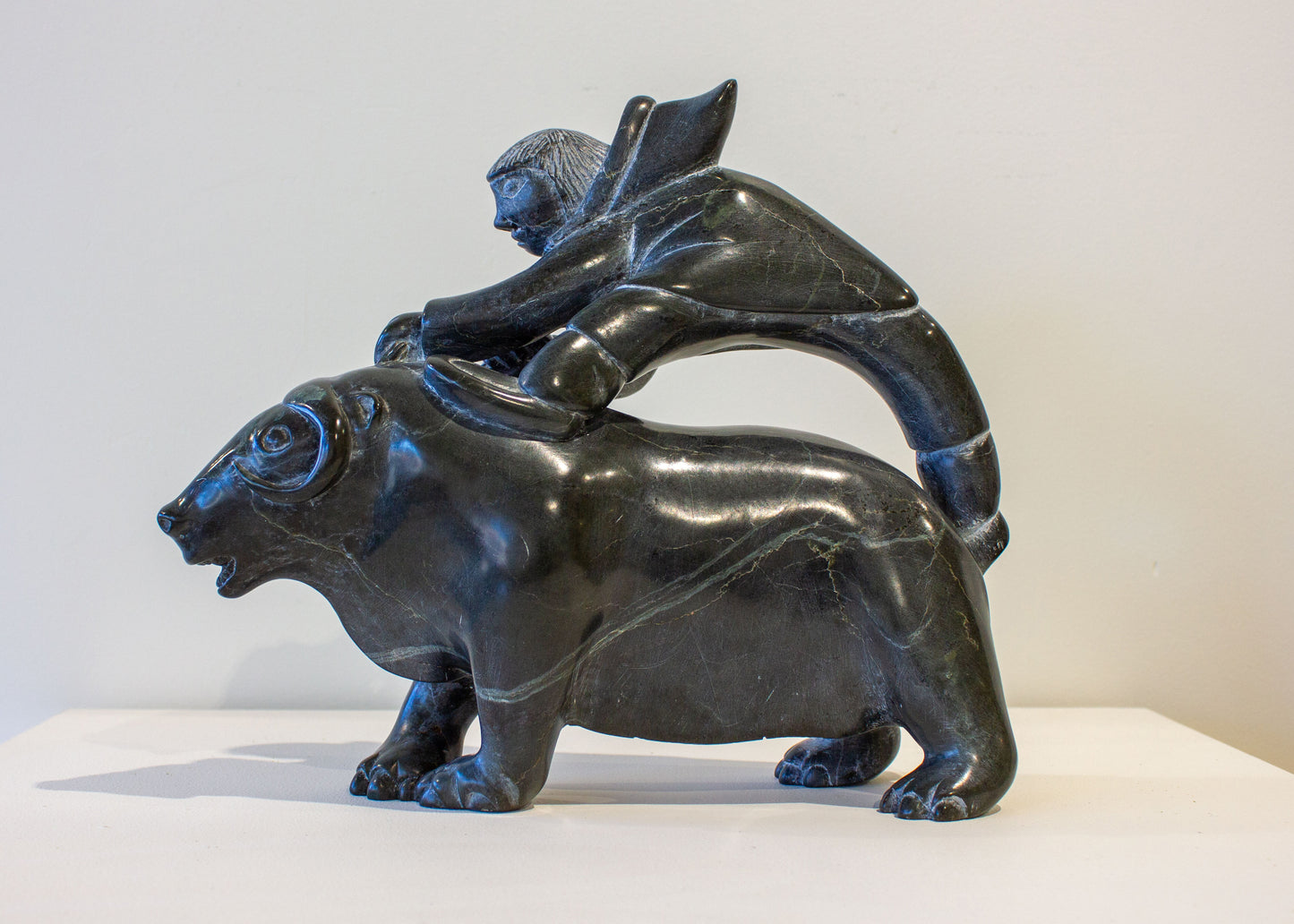 Lucassie Echalook, Man Riding Musk Ox