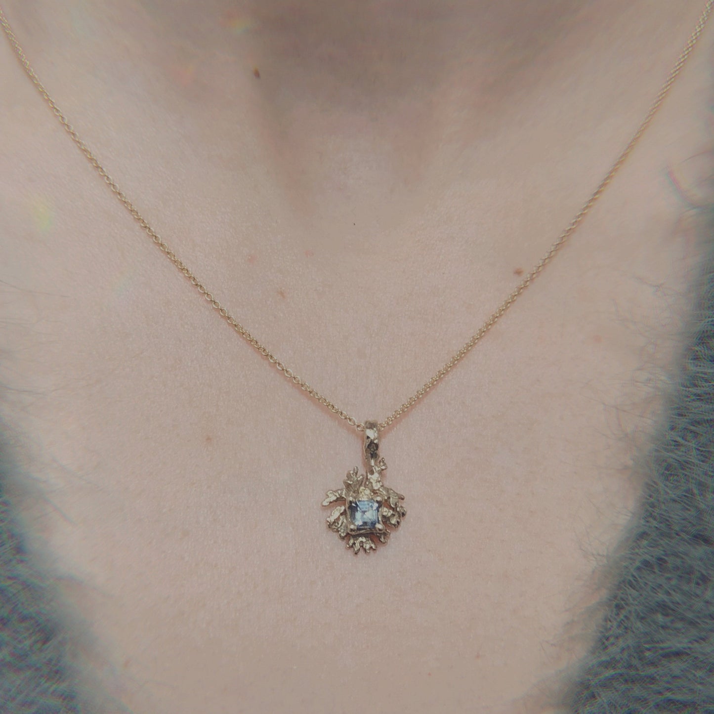 RYHN, Geranium Algue Necklace