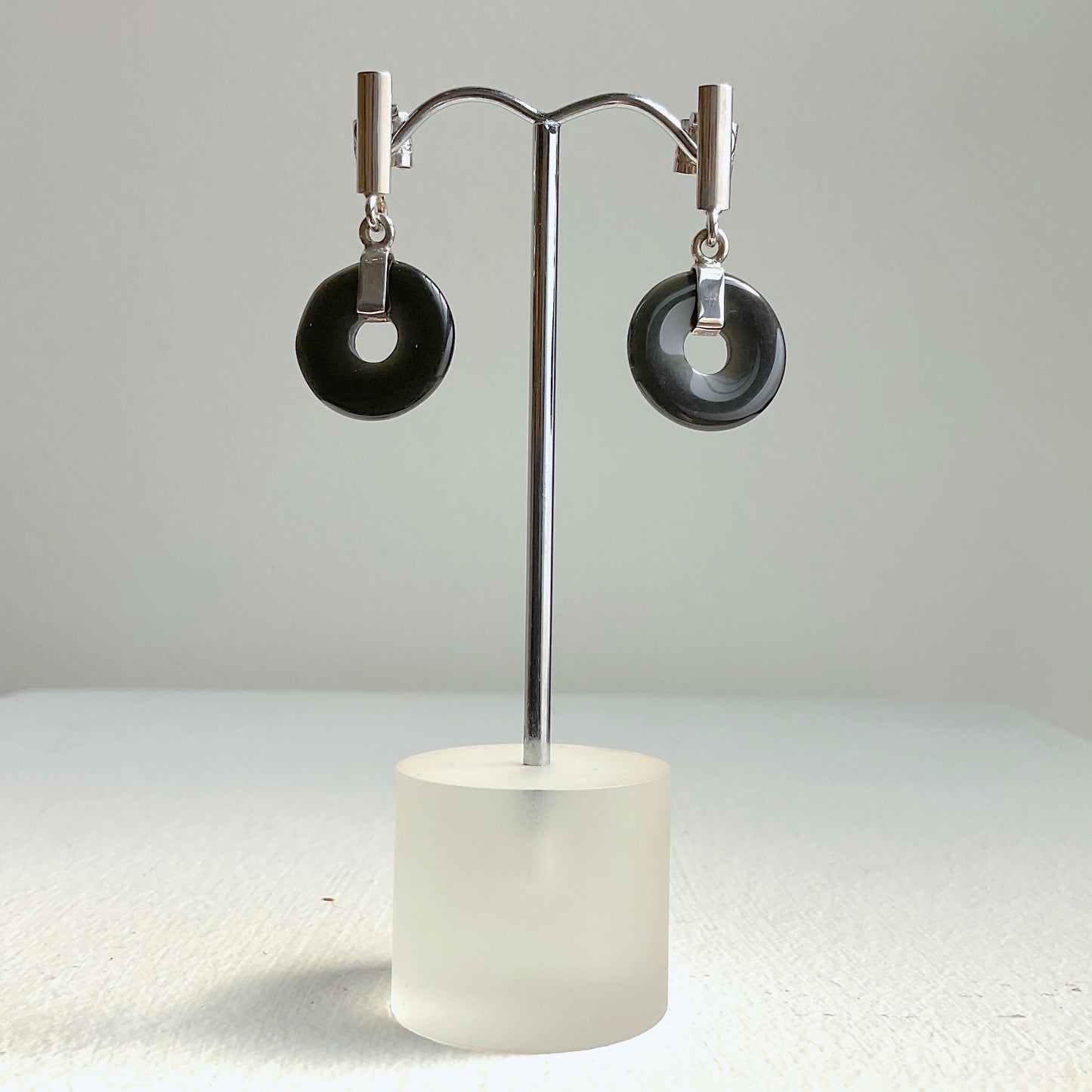 Alexandra Temple, Onyx "Constellation" Donut Studs