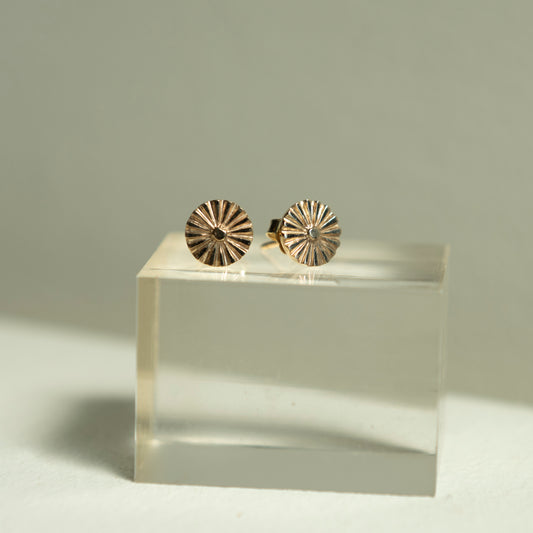 Andrea Mueller, "The Daisies" Studs in Gold
