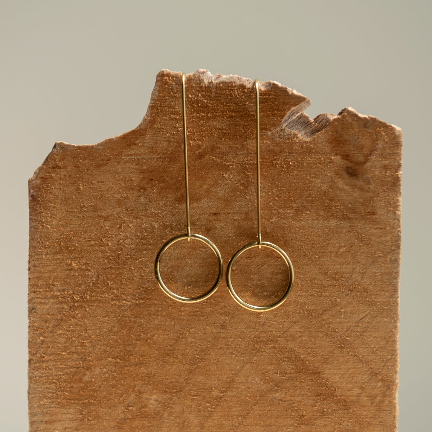 Silvia Taylor, Brass Hook Earrings