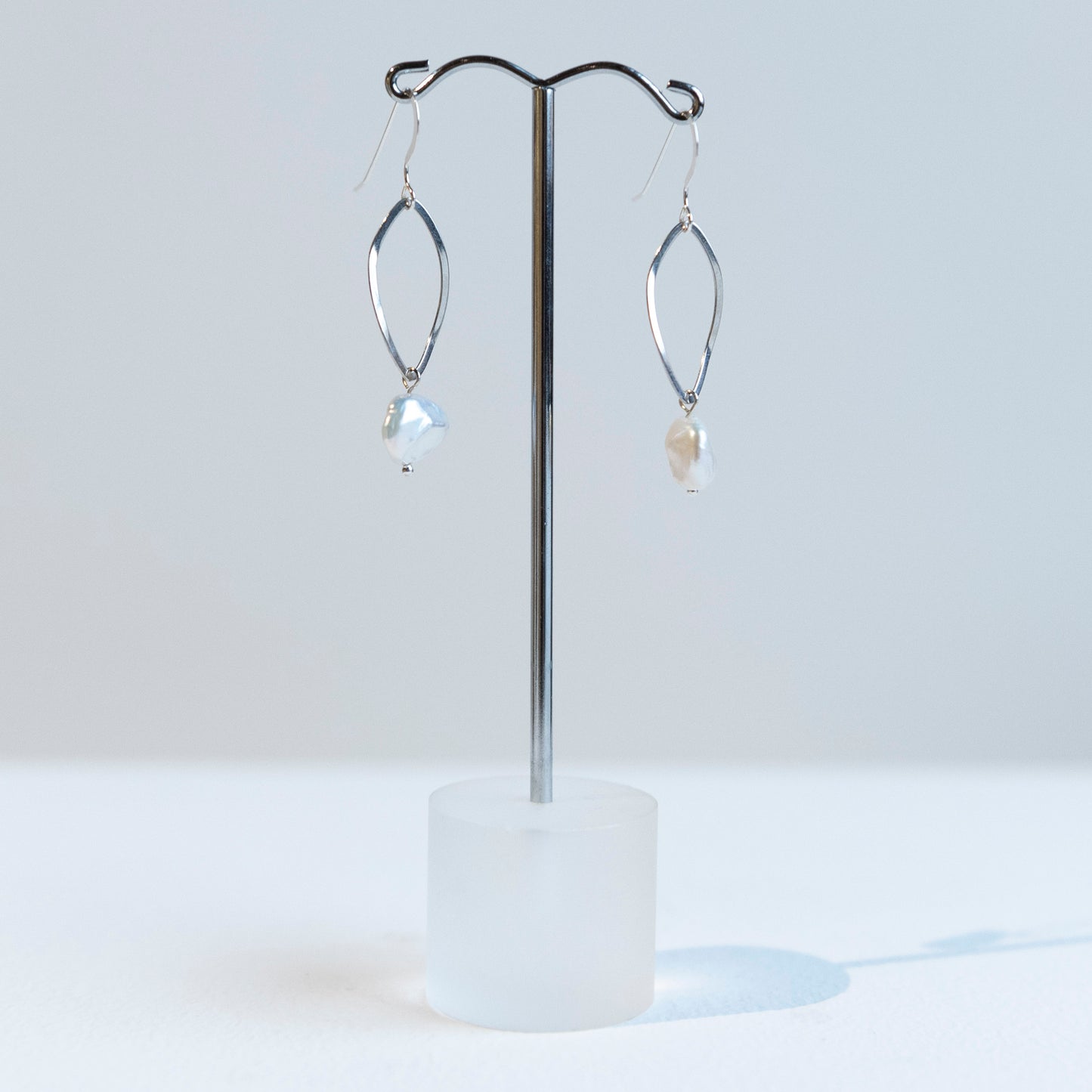 Brenda Wong, Twisted Oval Marquise Loop with Pearls