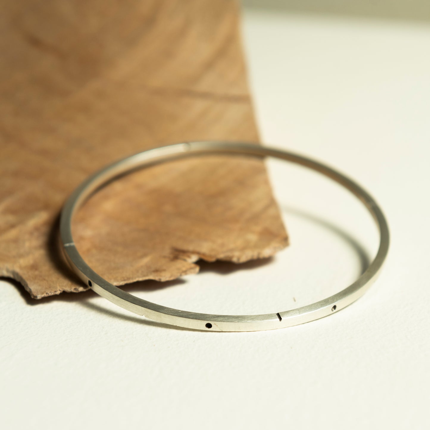 Andrea Mueller, Dots and Dashes Square Bangle