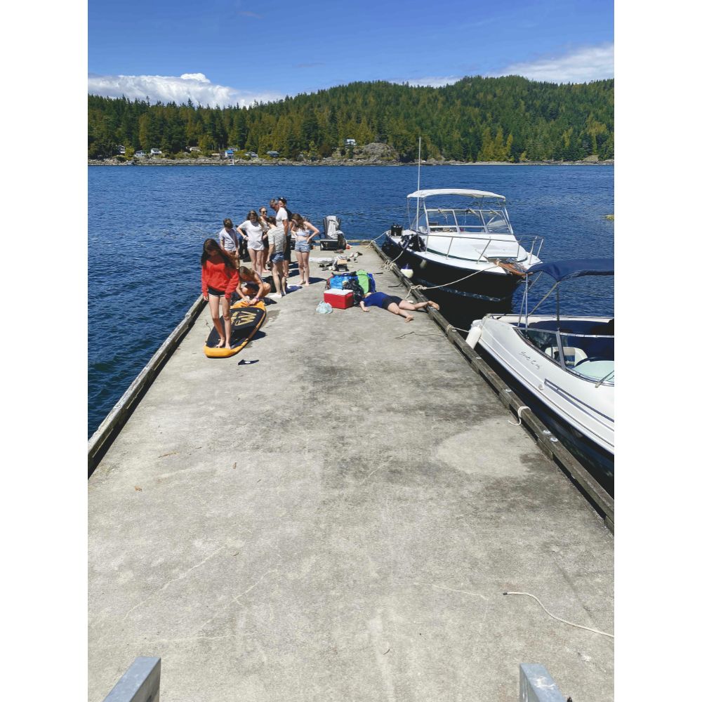 Joanna Baxter, Dock on Private Island (BC, Canada)