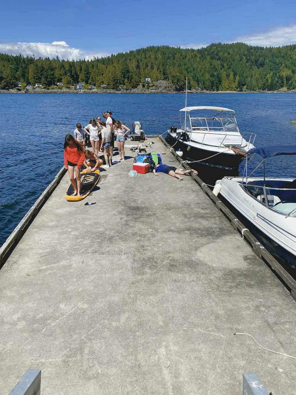 Joanna Baxter, Dock on Private Island (BC, Canada)