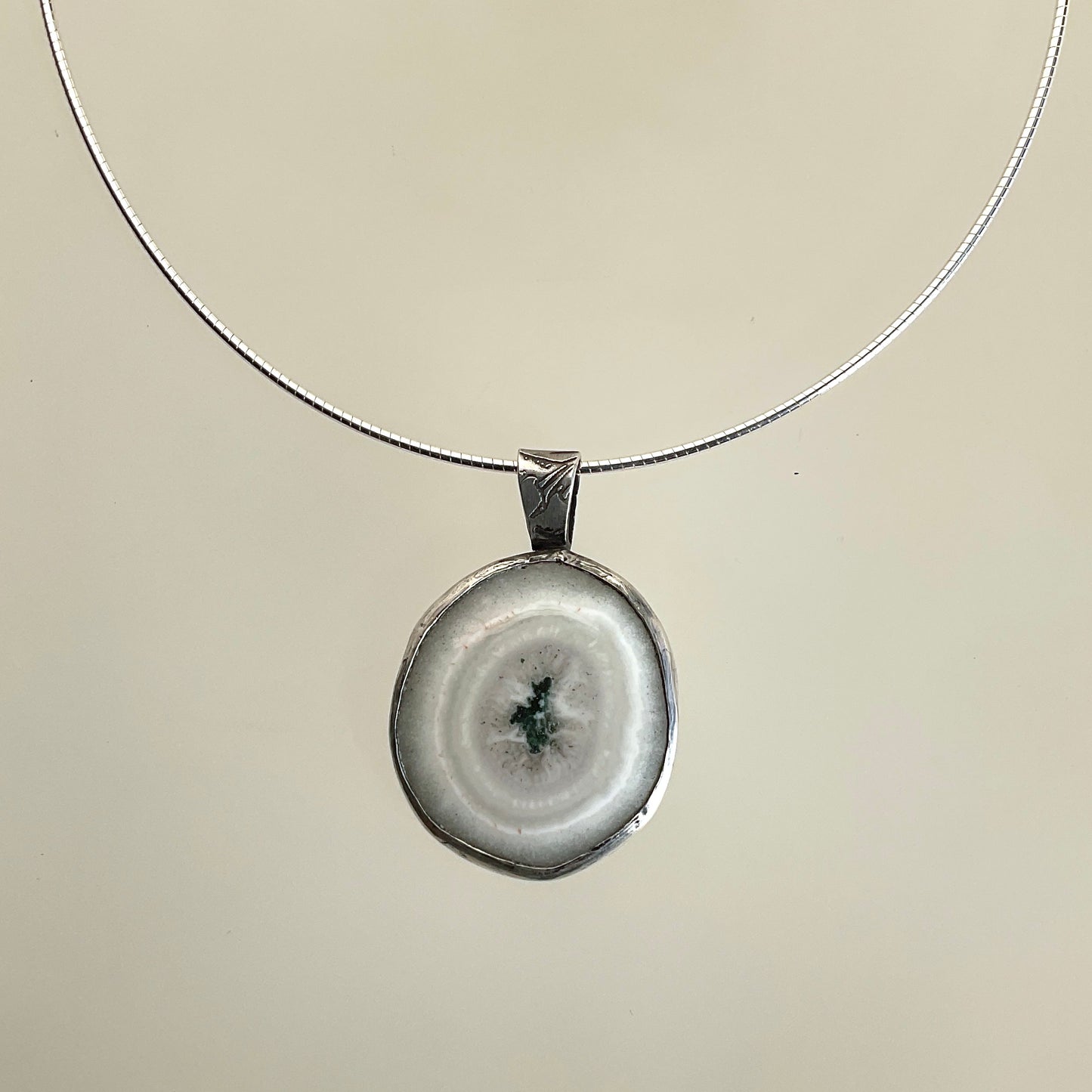 Galili Ellis, Large Solar Quartz Necklace