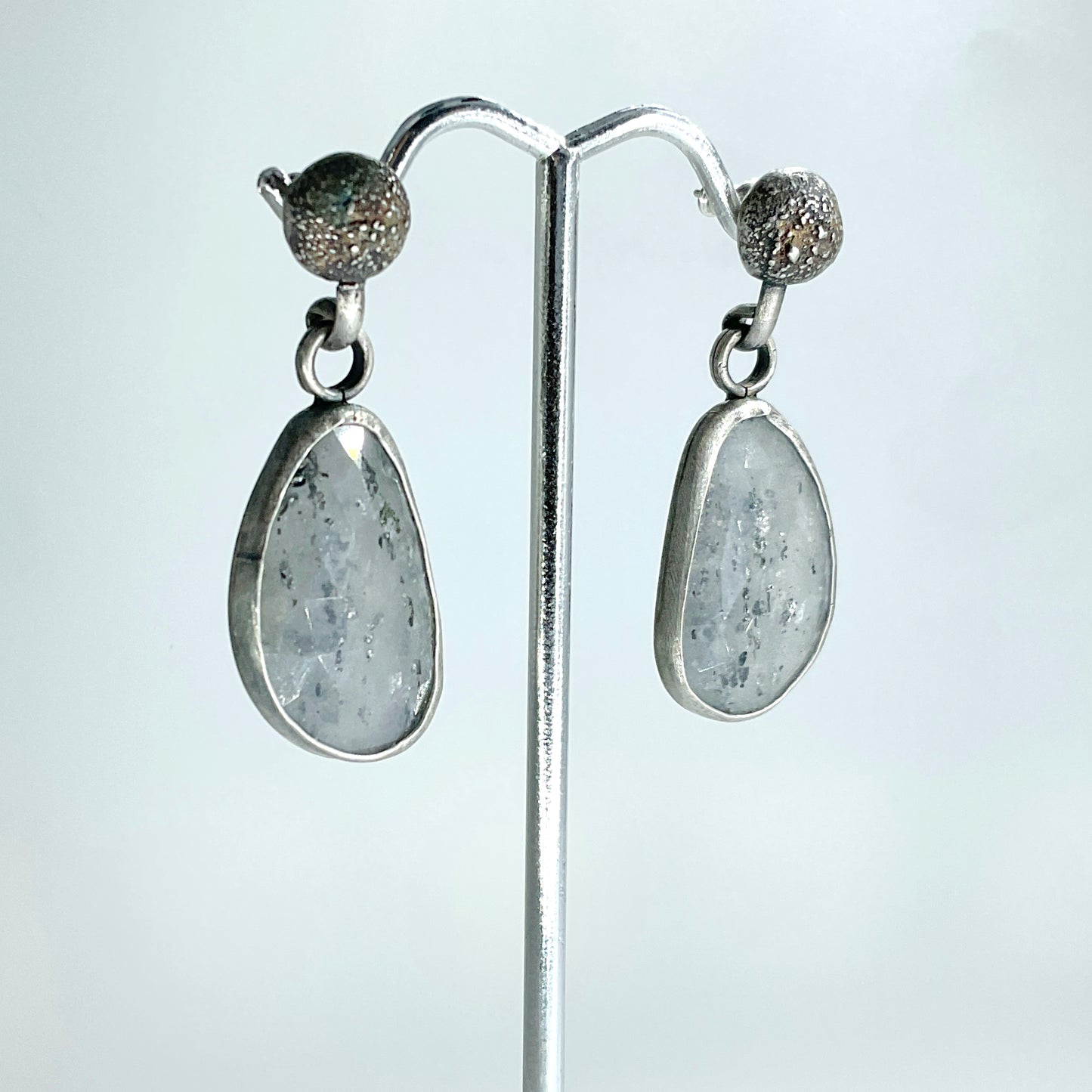 Lori Francescutti, Hematite Drop Earrings