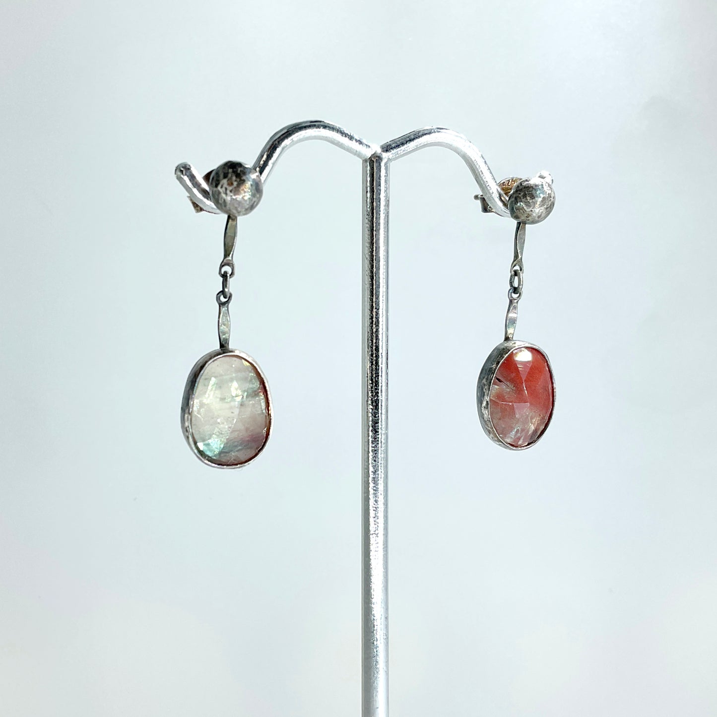 Ignis Borealis, Oregon Sunstone Drop Earrings