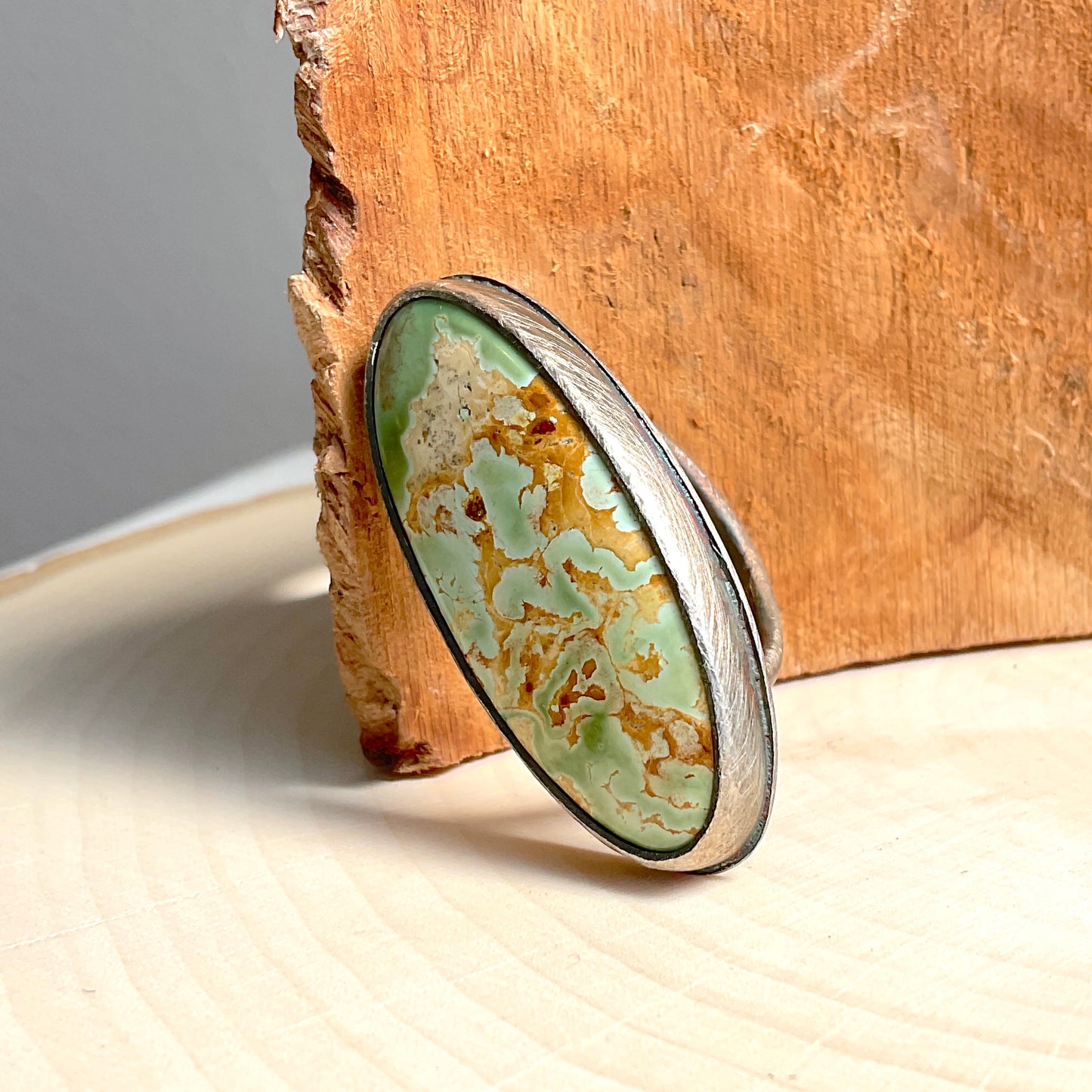 Lori Francescutti, Cerrillos Turquoise Horizontal Ring