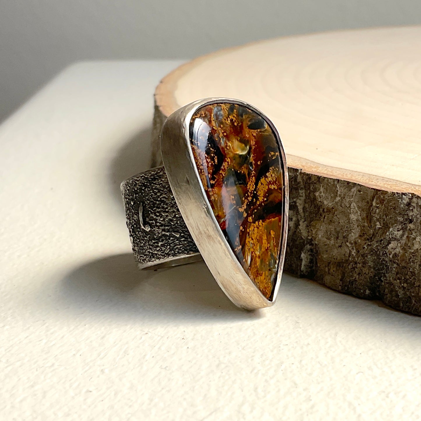Lori Francescutti, Pietersite Topography Ring