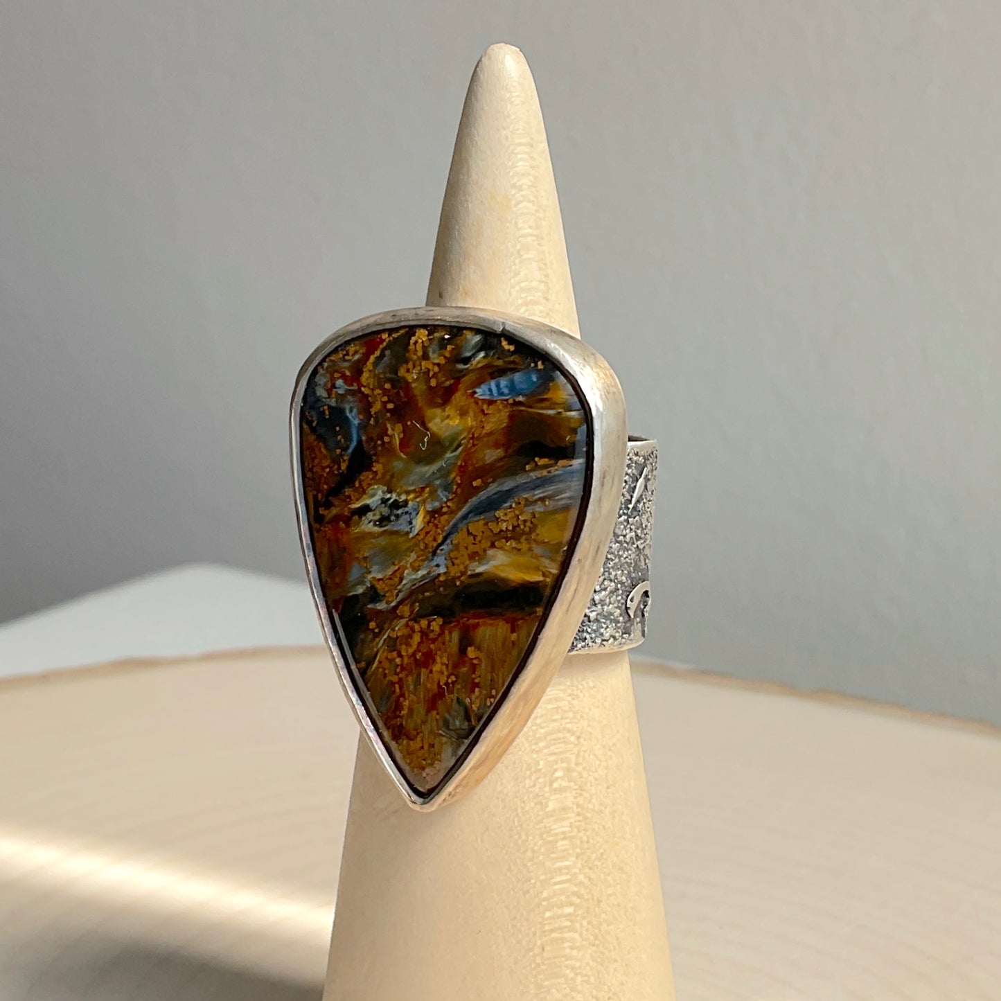 Lori Francescutti, Pietersite Topography Ring