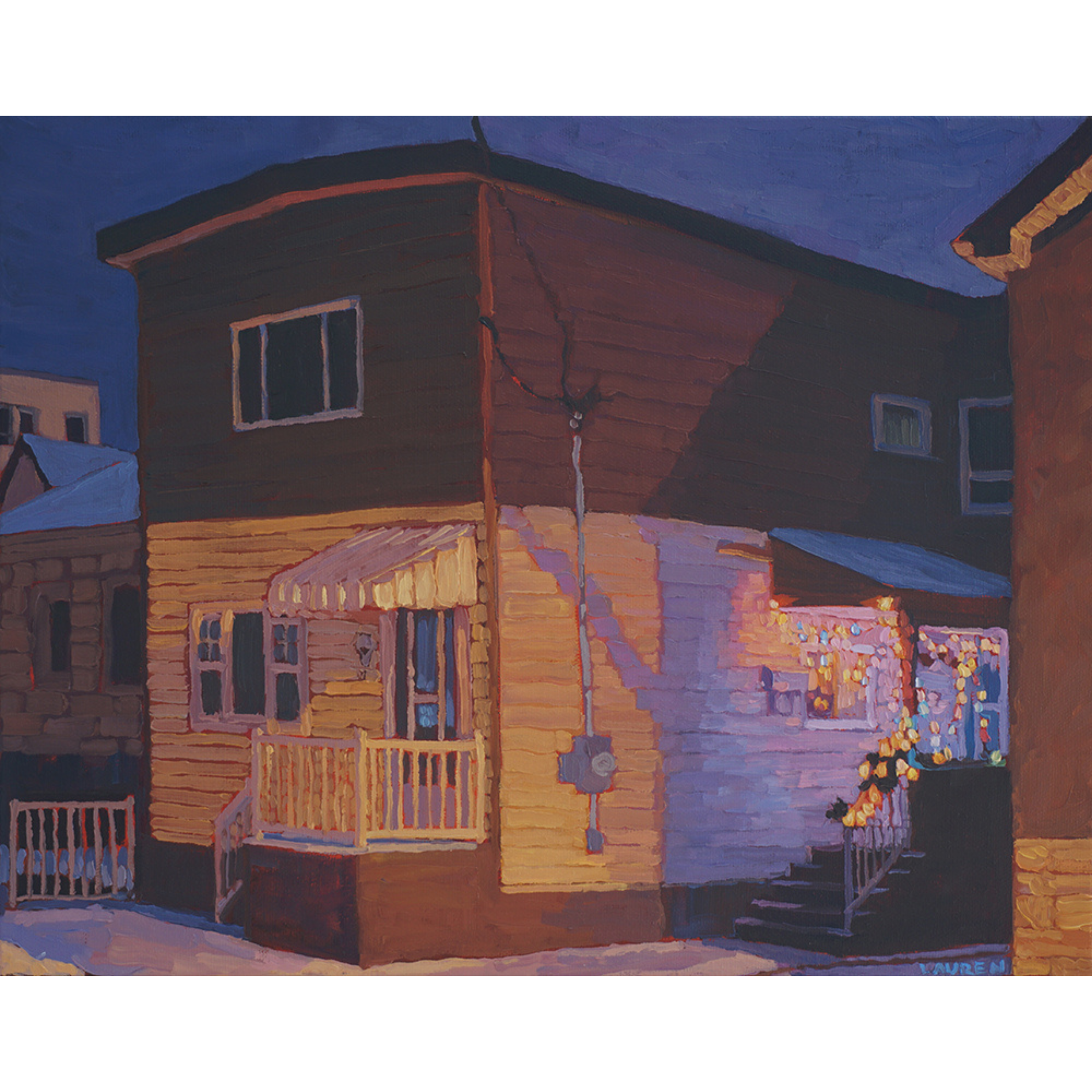 Lauren Mercer-Smail, A Small Town at Night