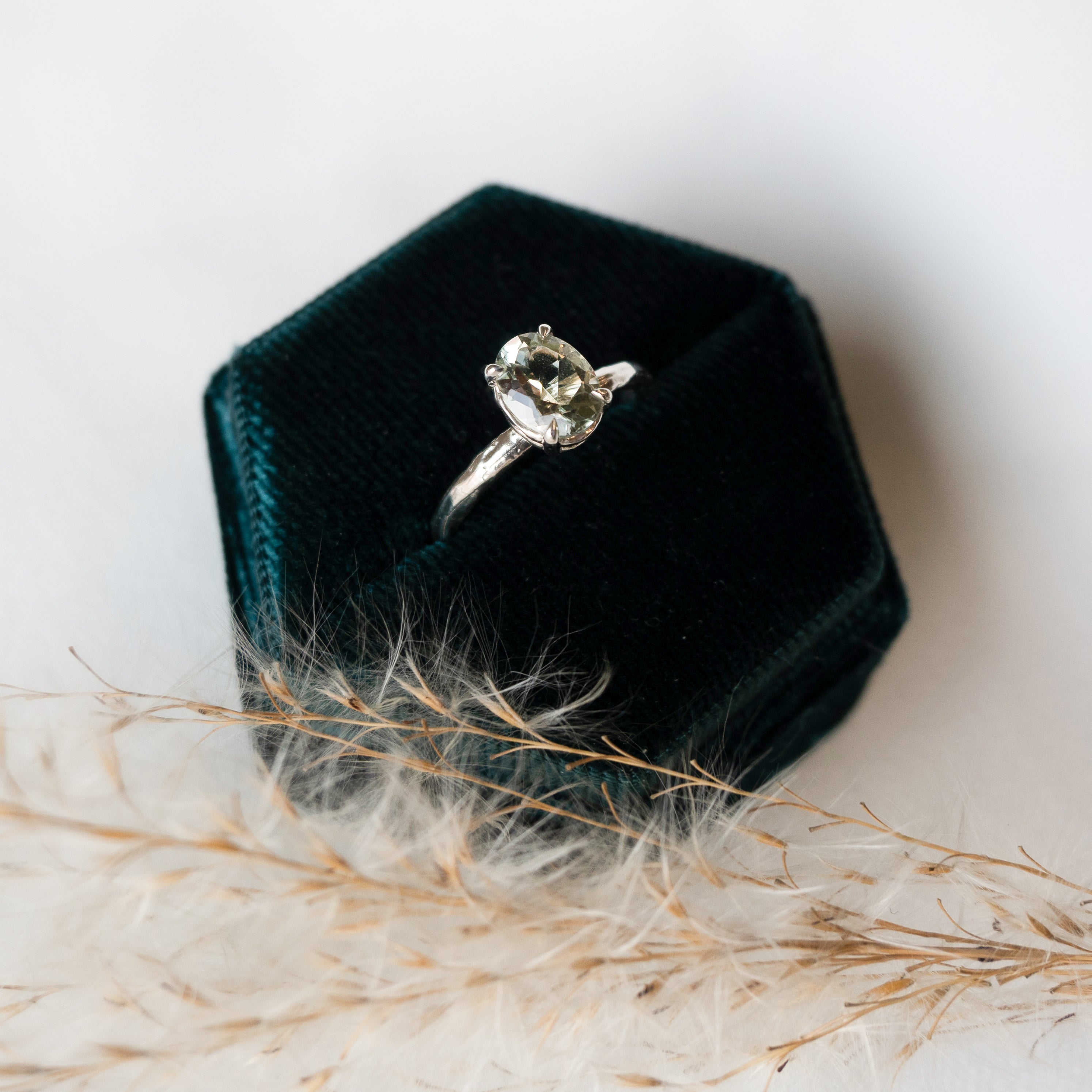Kathryn Rebecca, Prasiolite Ring