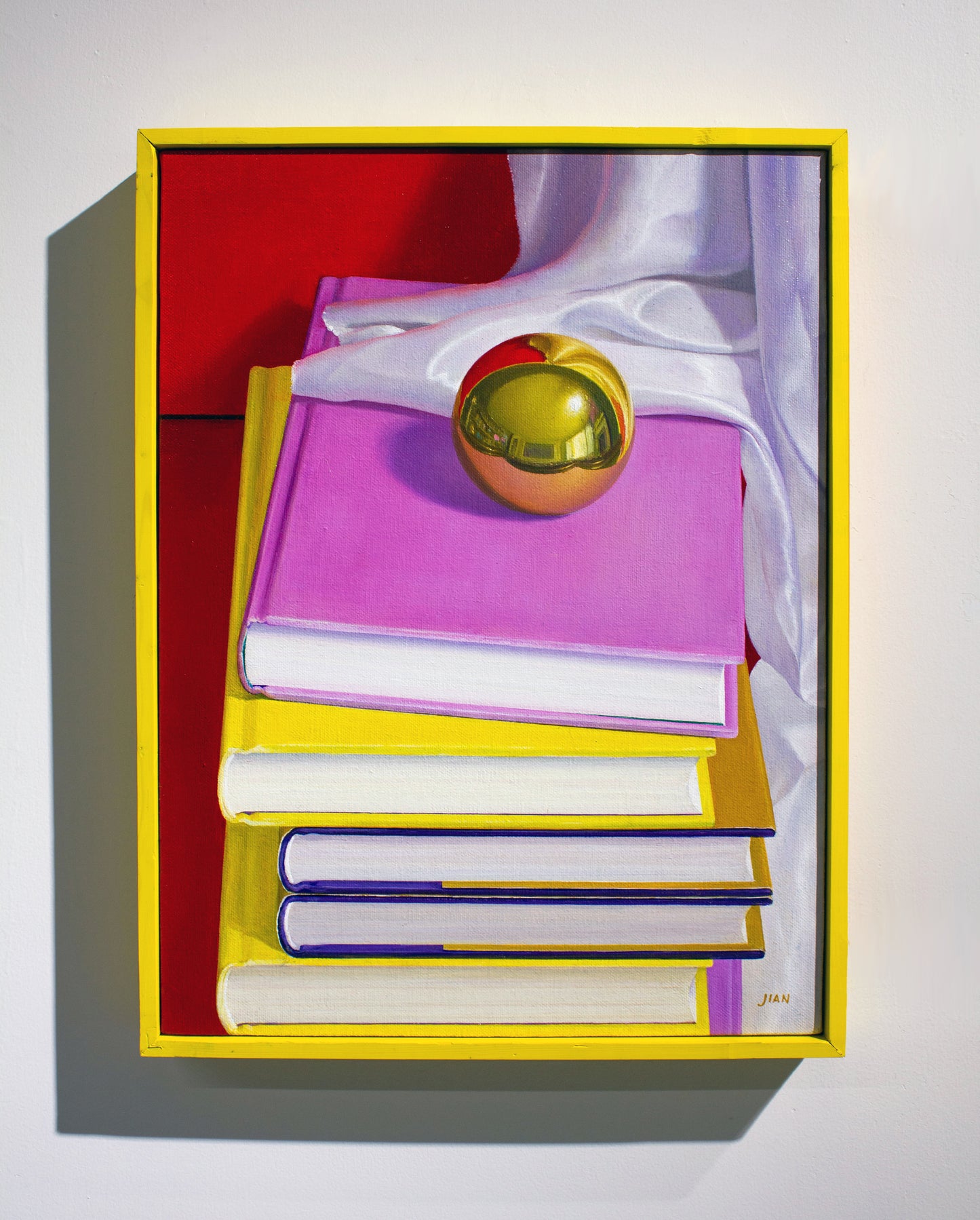 Jian Zhang, Still Life with Ball and Books